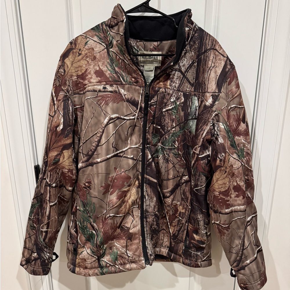 LL Bean Realtree Camo Coat